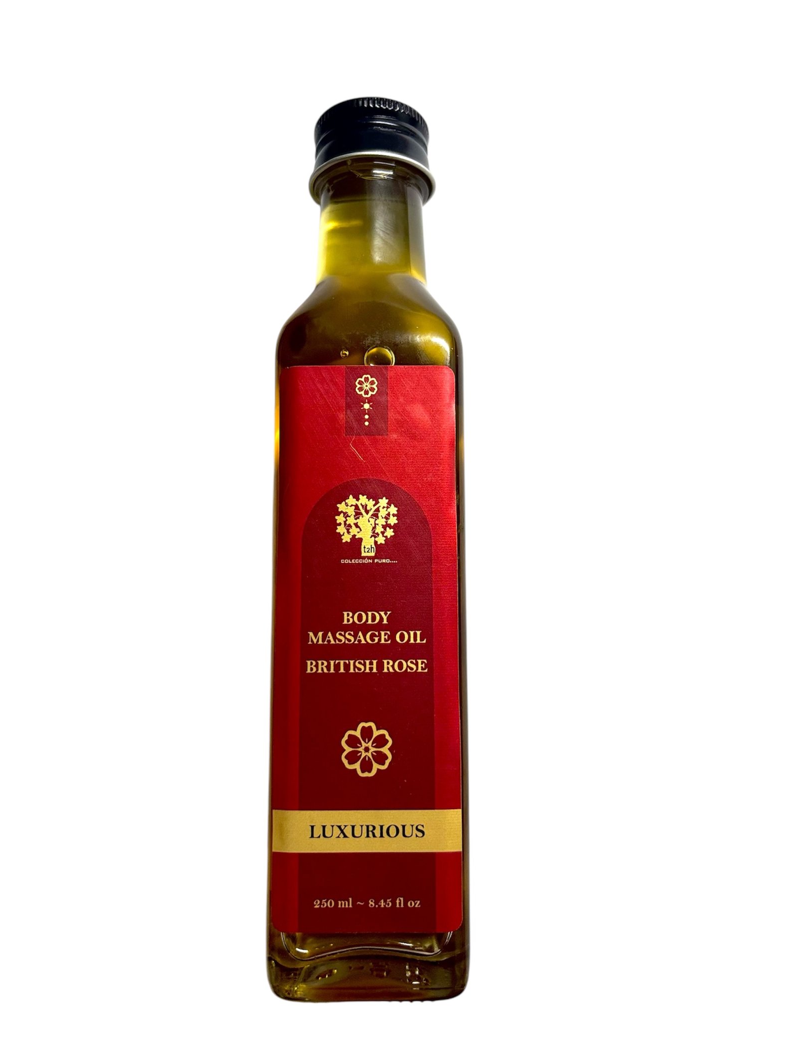 British Rose Body Massage Oil